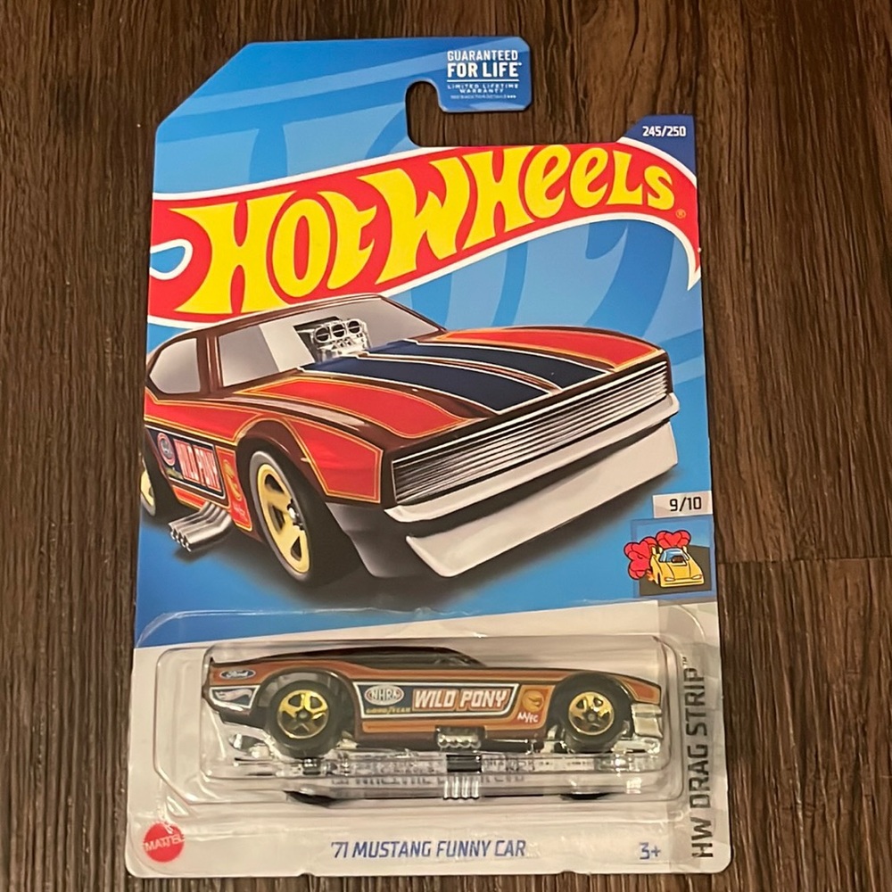 ‘71 Mustang Funny Car HW Drag Strip Hot Wheels 2022 Treasure Hunt